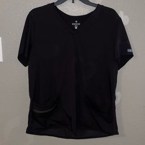 MED Couture Black Scrub Top